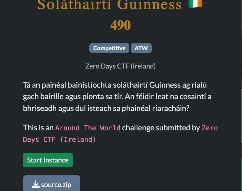 Soláthairtí Guinness 🇮🇪
