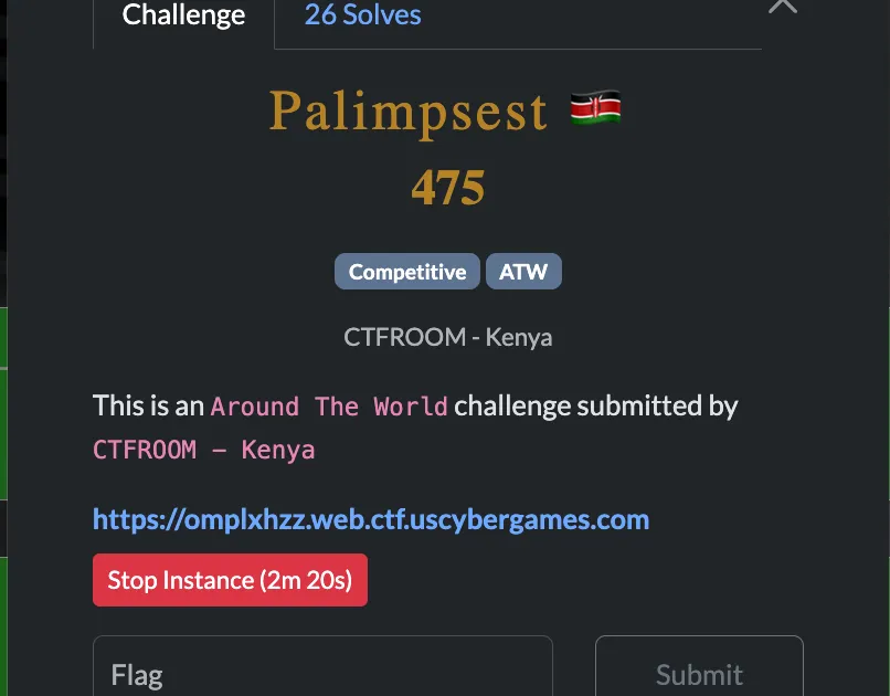 Palimpsest 🇰🇪