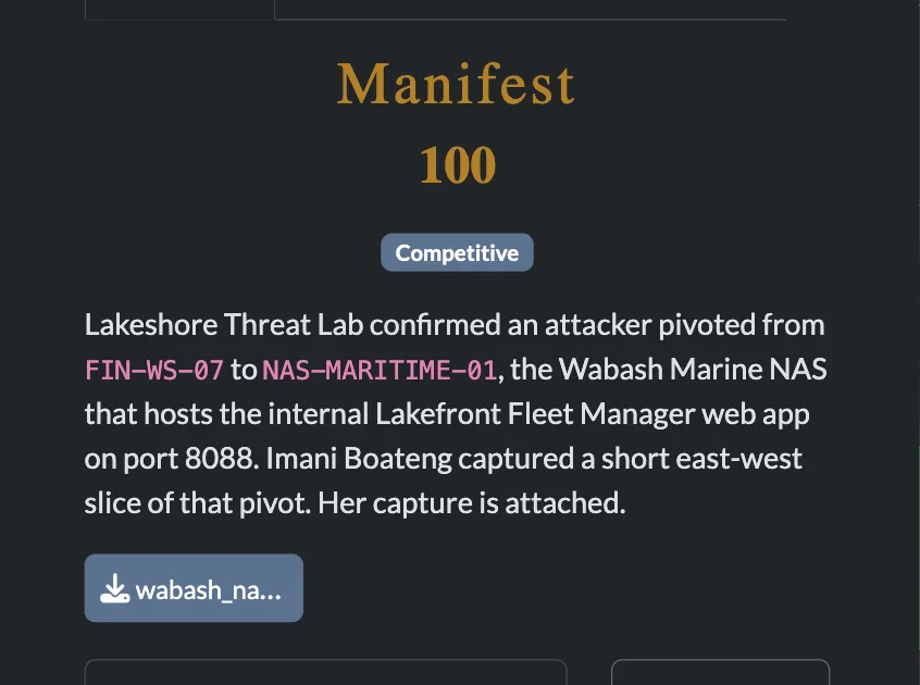 Manifest